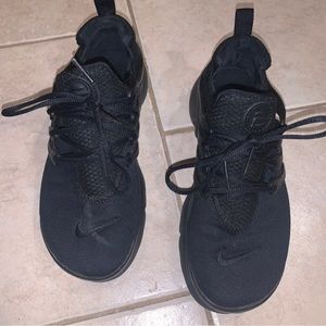 Nike  Air Presto Running Trainer Casual Sneakers 844766-003 Black 3Y